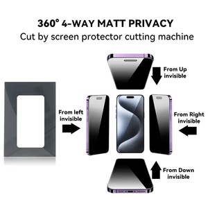 <span class=keywords><strong>Pelicula</strong></span> Hidrogel TPU 360 grados mate privacidad hidrogel máquina de corte hoja protector de pantalla películas para iphone samsung - Product Image 3