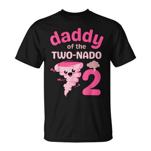 Camiseta Daddy Of The Two Nado, camiseta para fiesta de 2.º cumpleaños para niños - Product Image 2