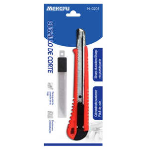 Set di 2 coltelli multiuso Mengfu con lame in acciaio modello M-0201 per tagli precisi, prodotto in Cina - Product Image 1