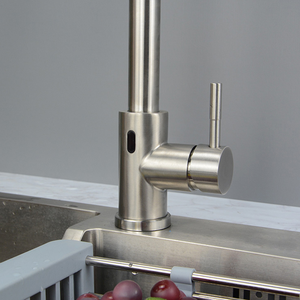 Rubinetto da Cucina <span class=keywords><strong>con</strong></span> Sensore Automatico e <span class=keywords><strong>Doccetta</strong></span> Estraibile, Installazione Monocomando a Foro Singolo per Bagno - Product Image 4