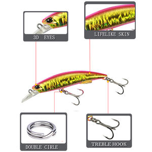 Kingdom — leurre méné coulant de type wobbler, appât artificiel lourd idéal pour la pêche au <span class=keywords><strong>brochet</strong></span> ou en eau salée, nouveau modèle, 92mm, 40g - Product Image 4