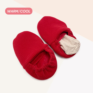 Chausson en tissu différent pack chauffant pour micro-ondes remplissage sérieux et arôme réchauffent vos pieds coussin chauffant - Product Image 4