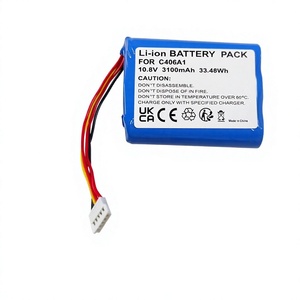<span class=keywords><strong>Batterie</strong></span> rechargeable au lithium-ion de remplacement pour <span class=keywords><strong>enceinte</strong></span> radio <span class=keywords><strong>Marshall</strong></span> Stockwell II compatible C406A1/C406A3 (10,8 V) - Product Image 1