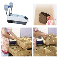 Machine d'injection automatique pneumatique de vaccin pour poussins à dose réglable 0,1 ml-0,35 ml, seringue continue pour l'immunité aviaire