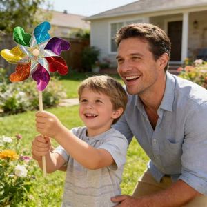 Décoration de jardin réfléchissante à paillettes colorées en gros, répulsif pour oiseaux, <span class=keywords><strong>moulin</strong></span> à <span class=keywords><strong>vent</strong></span> répulsif, <span class=keywords><strong>moulin</strong></span> à <span class=keywords><strong>vent</strong></span> manuel - Product Image 5