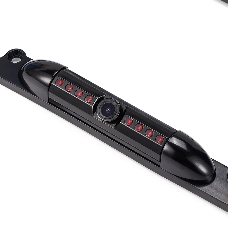 F900 Kamera Spion Mobil LED Tahan Air, Bingkai Plat Nomor Mobil Auto Eropa, Kamera Cadangan