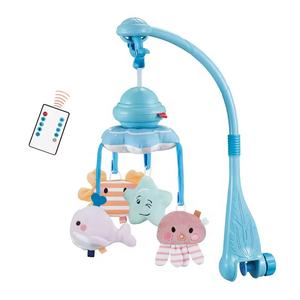 Samtoy Musical Télécommande Lit Cloche Cintre Rotatif Doux Poupée Feutre Abs Bébé Berceau Mobile pour 3M + Infant - Product Image 1