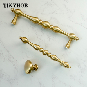 Tirador y Perilla de Latón con Forma de Calabaza China <span class=keywords><strong>para</strong></span> <span class=keywords><strong>Puertas</strong></span> <span class=keywords><strong>Interiores</strong></span> de Madera C-1657 - Product Image 3