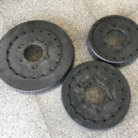 60 80 Brosse abrasive en nylon et silicone pour le polissage des sols