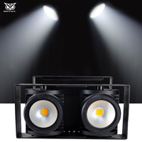Projecteur LED de surface COB DMX512 étanche IP65 à 2 yeux 2x150W pour scène extérieure et éclairage d'ambiance publicitaire