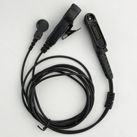 Casque radio bidirectionnel MOTOROLA PMLN8343 avec tubes auriculaires conducteurs transparents pour talkie-walkie R7 FKP R7 NKP R7A