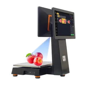 Factory Custom 15.6 Inch AI Touch Screen All in One Embedded Digital Electronic Pos Systems Weighing Scale