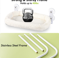 Hamac pliable pour chat, échelle d'escalade, lit suspendu à ventouse pour fenêtre, tapis de balcon, lit et nid pour chat – Meilleures ventes