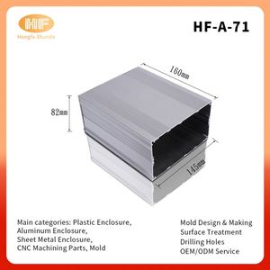 Aluminum IP54 Powder Coated Electronics Accessories Project Box Manufacturer Custom Smart Control Panel Amplifier Case - Product Image 3