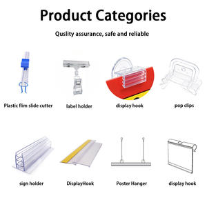 شريط أسعار مرن من البي في سي لحواف الرفوف قابل للفتح للجدران المشقوقة، تصنيع حسب الطلب - Product Image 5