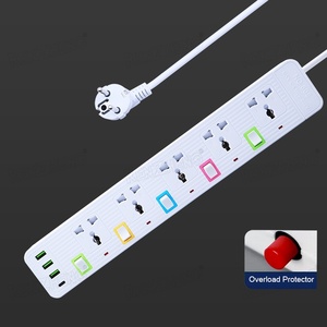 Mở rộng điện dải 3/4/5/6 cách ổ cắm tùy chỉnh chúng tôi cắm 3 <span class=keywords><strong>USB</strong></span> 1 loại C 4 chuyển đổi cho nhà văn phòng công nghiệp tùy chỉnh Ổ cắm điện - Product Image 6
