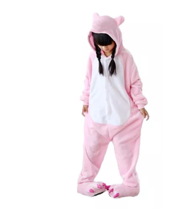 Fabricación familia Navidad pijamas dibujos animados Animal sin dientes <span class=keywords><strong>Kigurumi</strong></span> Onesie ropa de dormir leopardo salón desgaste niños niñas - Product Image 2