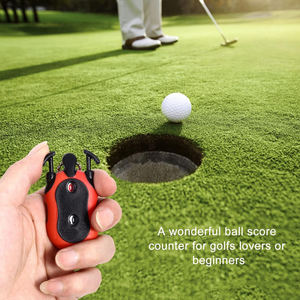 Compteur de score de golf miniature en gros, noir, en ABS, pour enregistrer les coups, avec clip, pratique - Product Image 6