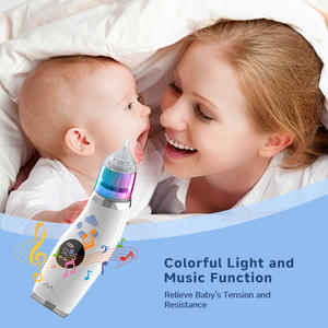 Оптом Водонепроницаемый Электрический носовой аспиратор, OEM/ODM принимается, уровень всасывания 5, силикон без BPA, музыка и красочные огни - Product Image 2