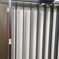 Lames verticales automatiques en alliage d'aluminium pour murs extérieurs, entrepôts et hôtels