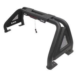โรลบาร์สำหรับรถกระบะแบบ Heavy Duty ทำจากเหล็ก สำหรับ Hilux <span class=keywords><strong>Ranger</strong></span> T6 T7 T8 T9 Tacoma F150 NP300 L200 โรลบาร์สำหรับขับขี่ออฟโรด - Product Image 1