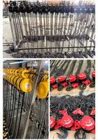 Palans de levage manuels de haute qualité 0,5 tonne pour la construction, chaîne de 6 mm, bloc de poulie en acier au manganèse, 6 m/min, neuf, garantie 1 an