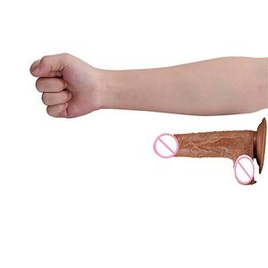 Realistischer <span class=keywords><strong>Dildo</strong></span> mit Saugnapf Anal-<span class=keywords><strong>Dildo</strong></span> Großer Penis für Frauen Sexspielzeug Weiblicher Masturbator Erotikprodukt für Erwachsene - Product Image 5