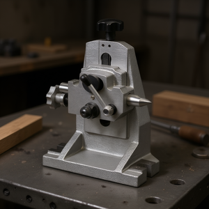 Fervi Height-Adjustable Manual Control Tailstock for Lathe Turning <b>Tool</b> Model C052 <b>Precision</b> Adjustment Durable Cast Iron Base - Product Image 3