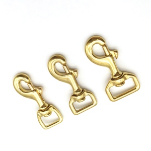 Ganci girevoli a molla con chiusura a moschettone per accessori per borsa in ottone a scatto ganci a scatto in ottone con gancio a scatto in ottone massiccio - Product Image 3