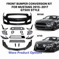Remplacement pour Mustang 2015-2017 : Kit de conversion de pare-chocs avant style MACH 1 pour une mise à niveau du look de la voiture