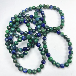 Chất Lượng Cao Tinh Thể Tự Nhiên Đá 8Mm <span class=keywords><strong>Phoenix</strong></span> Mix Lapis Lazuli Vòng Đeo Tay Pha Lê Hạt Vòng Đeo Tay Cho Chữa Bệnh - Product Image 3