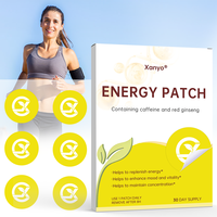 Patchs Énergisants Biodégradables à Marque Blanche OEM, Vitamine B12, pour Femmes et Hommes, Soutien de l'Humeur et de la Vitalité
