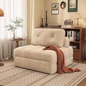 Ghế <span class=keywords><strong>sofa</strong></span> giường kiểu biệt thự 4 chỗ ngồi cao cấp, khung gỗ, thiết kế vải có thể thu gọn và gấp lại, dành cho khách sạn và phòng khách - Product Image 3