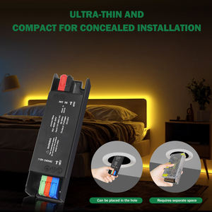 מיני הוביל תאורת נהג שנאי AC110-240V dc <span class=keywords><strong>12v</strong></span>/24v 60w/100w/200w/400 מתאם חשמל עבור ip20 טלוויזיה - Product Image 3