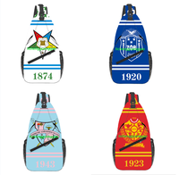 Sac de poitrine de haute qualité, best-seller, sport, voyage, cadeau pour les fraternités et les sororités, sac bandoulière personnalisé, mode décontractée pour hommes