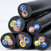 Cable de Alimentación RVV Multifilar Más Vendido, H05VV-F, Cable Flexible con Aislamiento de PVC y Cobre Puro para Instalaciones Eléctricas