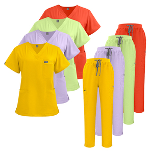 ชุดเสื้อผ้ากันรอยเหี่ยวย่นสำหรับผู้หญิงชุดเสื้อผ้ากันรอยเหี่ยวย่นชุดเสื้อผ้าวิ่งแต่งระบายสำหรับใช้ในโรงพยาบาลแห้งเร็ว2025 - Product Image 2