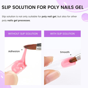 Solution liquide de <span class=keywords><strong>gel</strong></span> à ongles OEM ODM pour manucure, extension poly, faible évaporation, faible odeur, qualité salon, solution en vrac - Product Image 2