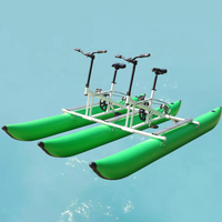 Vélo aquatique gonflable en aluminium pour deux personnes, design coloré pour les activités de loisirs estivales, certifié CE, jusqu'à 5 passagers