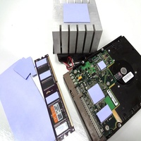 Coussinets conducteurs de chauffage thermique en silicone personnalisés pour dissipateur thermique de processeur GPU