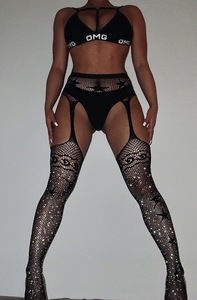 Offres Spéciales Sexy Lady Noir Nylon Soie Pied Bas Résille Ouvert Entrejambe Sexy Lingerie Femmes <span class=keywords><strong>Transparent</strong></span> Bas - Product Image 3
