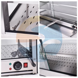 Thương mại thực phẩm ấm hơn tủ điện bảng Top thực phẩm nóng lên Showcase Pie ấm hơn và nóng thực phẩm hiển thị Pastry ấm hơn cho đồ ăn nhẹ - Product Image 4