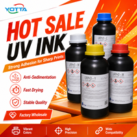 Encre UV LED pour imprimante cylindrique et conique Ricoh G5i CMYK Blanc Vernis pour bouteilles de vin, tubes cosmétiques et emballages
