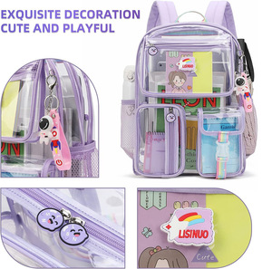 Ba Lô Cầu Vồng Cho Bé Gái Cặp Sách Trẻ Em Túi Sách Trẻ Em Ba Lô Thường Ngày Cho Nữ - Product Image 3