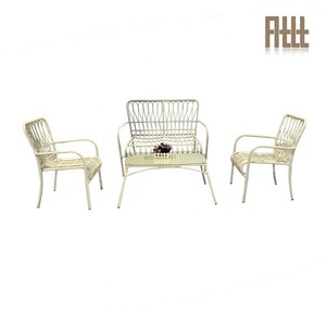 <span class=keywords><strong>Bistro</strong></span> francés sillas moderno de mimbre silla de jardín Anillo blanco de mimbre, muebles <span class=keywords><strong>al</strong></span> aire libre - Product Image 4