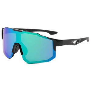 New Fashionable Cross-Border <strong>Sports</strong> <strong>Sunglasses</strong> for Men Women Cycling <strong>Sunglasses</strong> with <strong>Polarized</strong> Green Red Lenses Wholesale - Product Image 1