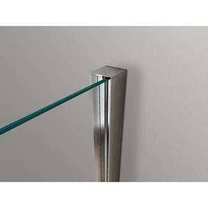 Pared lateral fija H 190 Puerta de ducha con apertura de libro plegable transparente cromada 87,5-90-Door 92,5-95 - Product Image 5