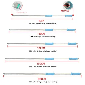 Accessoires pour pulvérisateur à pression, <span class=keywords><strong>lance</strong></span> télescopique en acier inoxydable, poignée, pulvérisateur à dos à haute productivité, pulvérisateur droit - Product Image 4