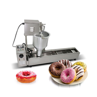 Machine à beignets entièrement commerciale, automatique, de haute qualité, pour la fabrication et la friture de mini-beignets glacés