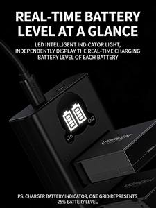 ที่ชาร์จแบตเตอรี่กล้องแบบสองช่องสำหรับ Canon EOS พร้อมสาย USB-C LP-E12 - Product Image 3